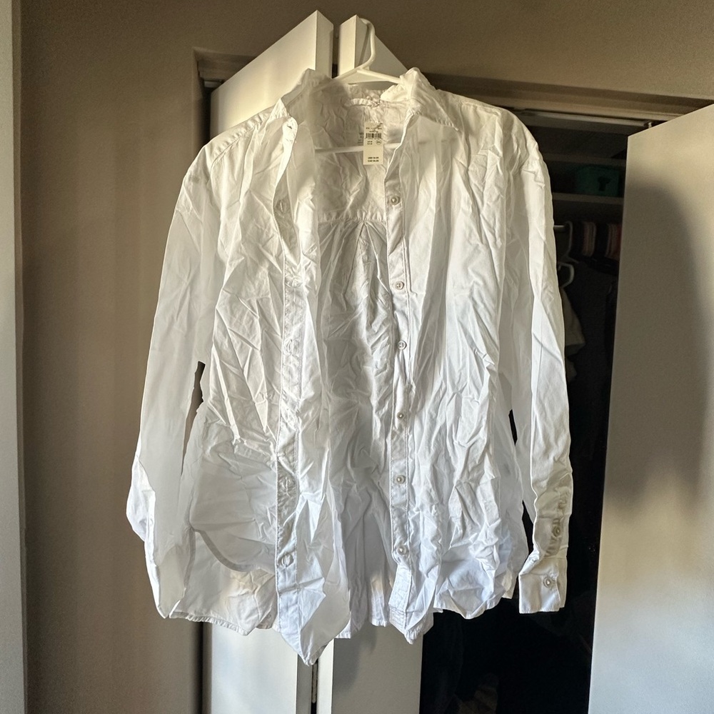 Aerie White Button Down Shirt